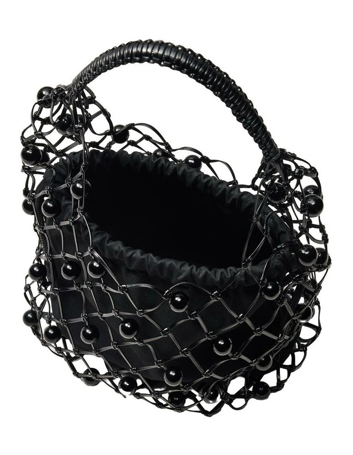 Lumi Beaded Bag Bags Non Leather in Black image 6