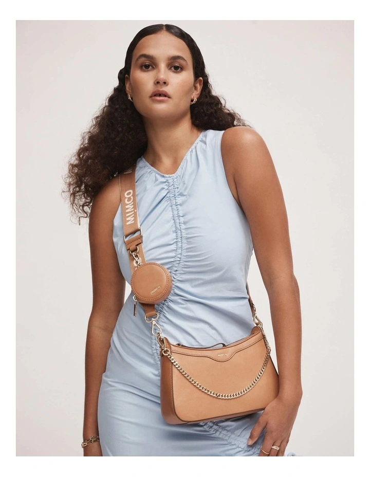 Jett Crossbody Bag in Caramel image 2