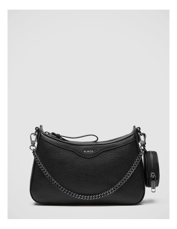 Jett Crossbody Bag in Black Gunmetal image 3