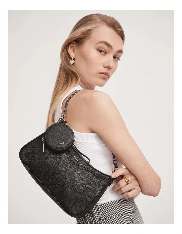 Jett Crossbody Bag in Black Gunmetal image 4