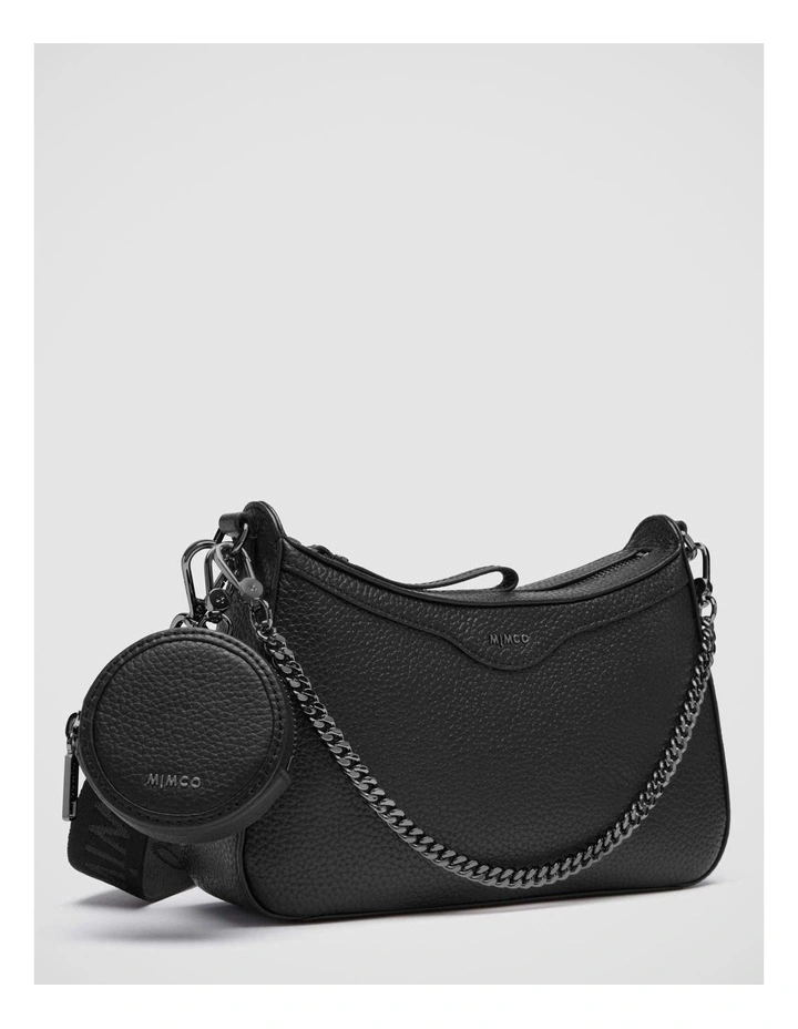 Jett Crossbody Bag in Black Gunmetal image 6