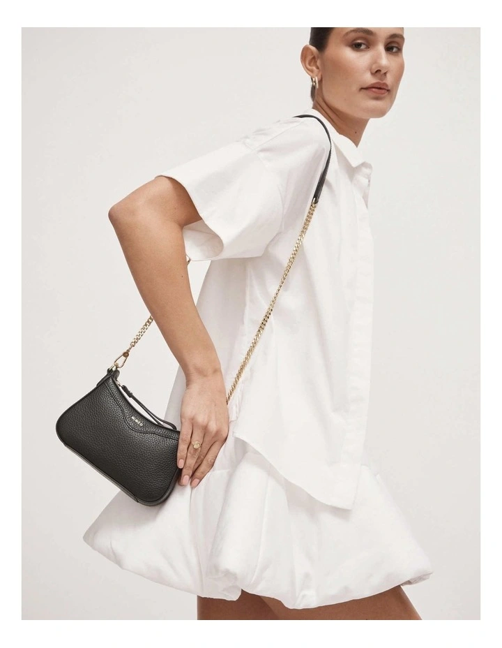 Jett Mini Crossbody Bag in Black Light Gold image 4