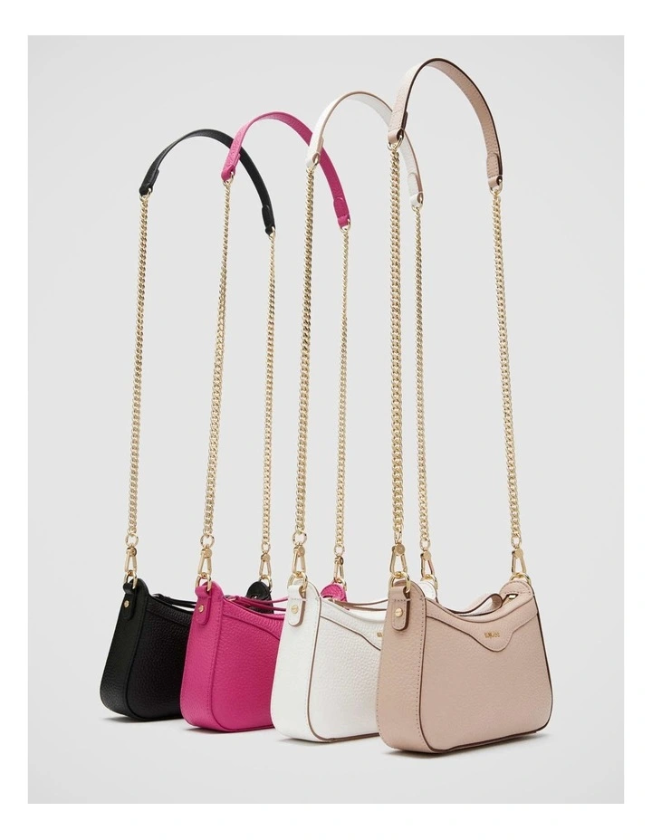 Jett Mini Crossbody Bag in Black Light Gold image 6