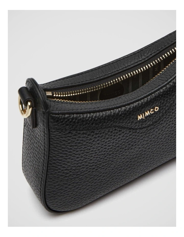 Jett Mini Crossbody Bag in Black Light Gold image 7