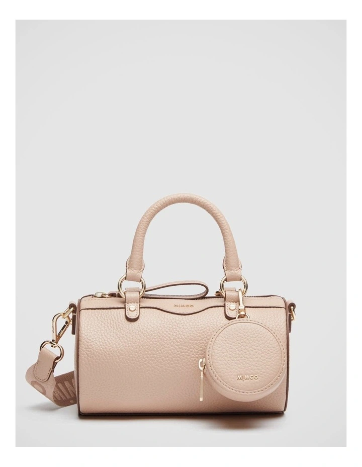 Jett Cylinder Crossbody Bag in Almond image 1