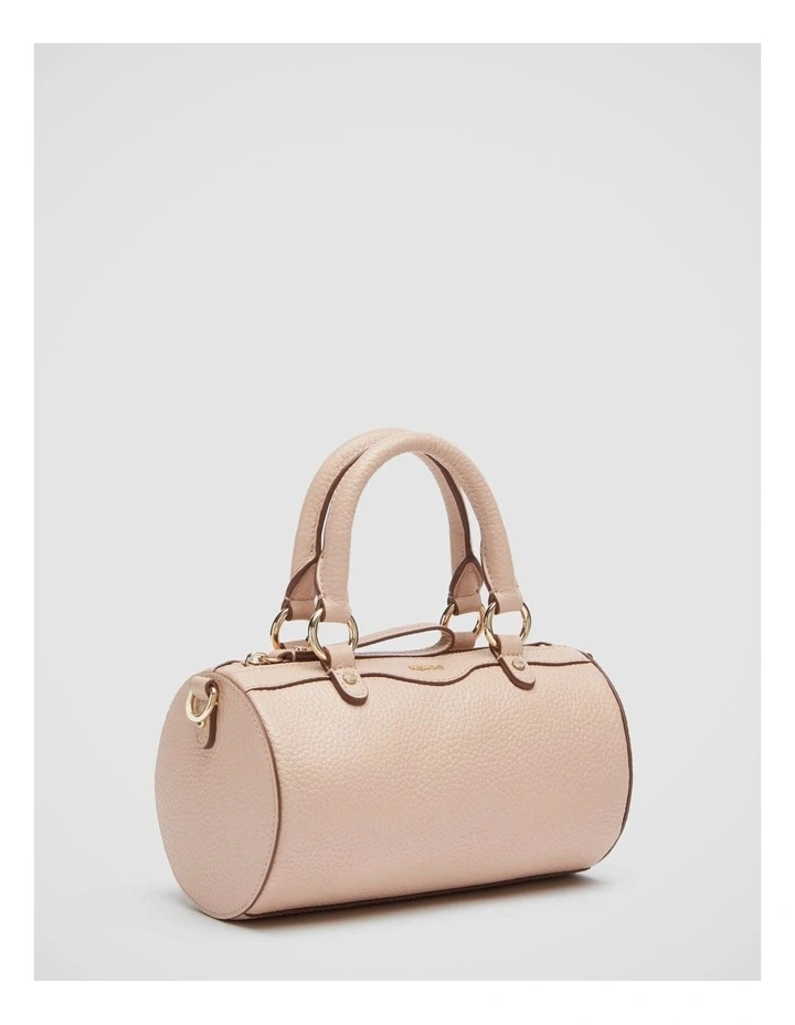 Jett Cylinder Crossbody Bag in Almond image 3