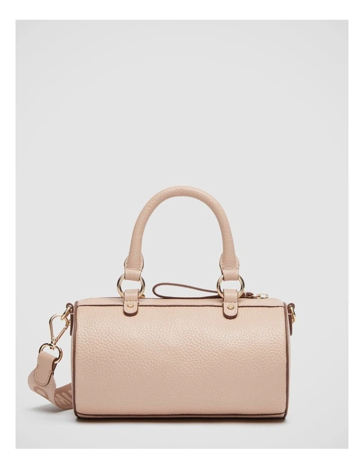 Jett Cylinder Crossbody Bag in Almond image 5