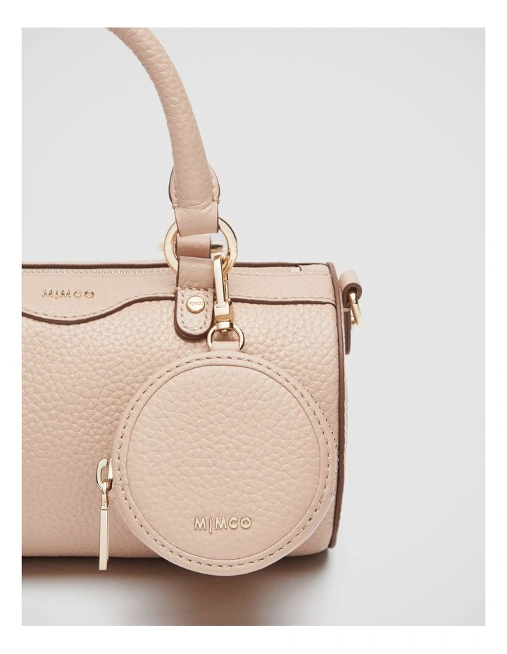 Jett Cylinder Crossbody Bag in Almond image 6