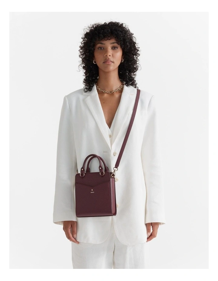 D-vine Mini Tote Bag in Rich Berry image 2