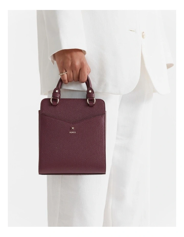 D-vine Mini Tote Bag in Rich Berry image 4