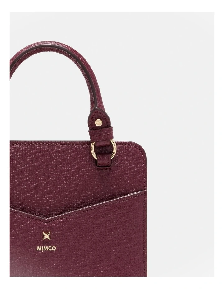 D-vine Mini Tote Bag in Rich Berry image 6