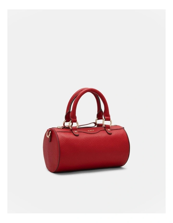 Jett Cylinder Crossbody Bag in Rich Red image 3