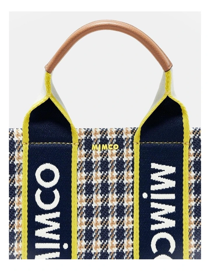 Mimco Stevie Micro Tote Crossbody Bag in Navy | MYER