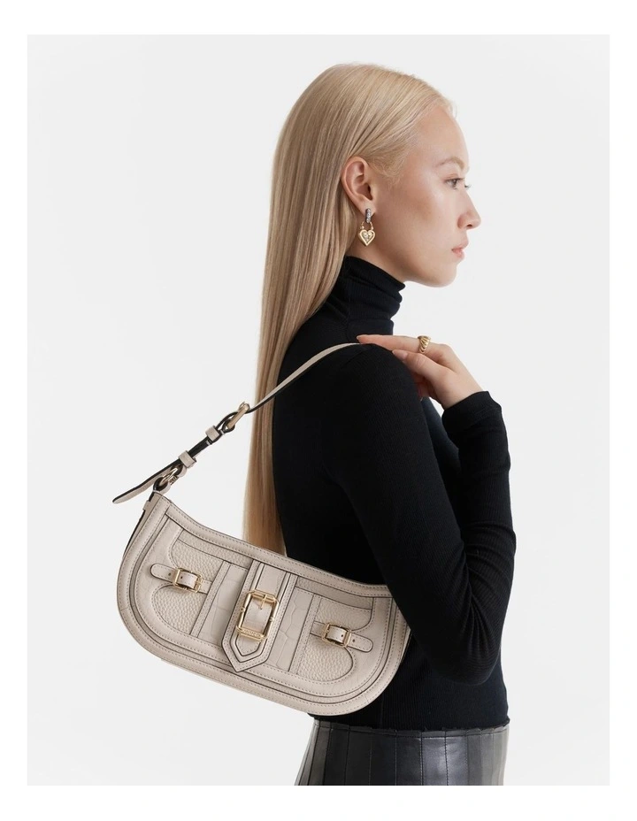 Mimco Zeppelin Shoulder Bag in Pearl MYER