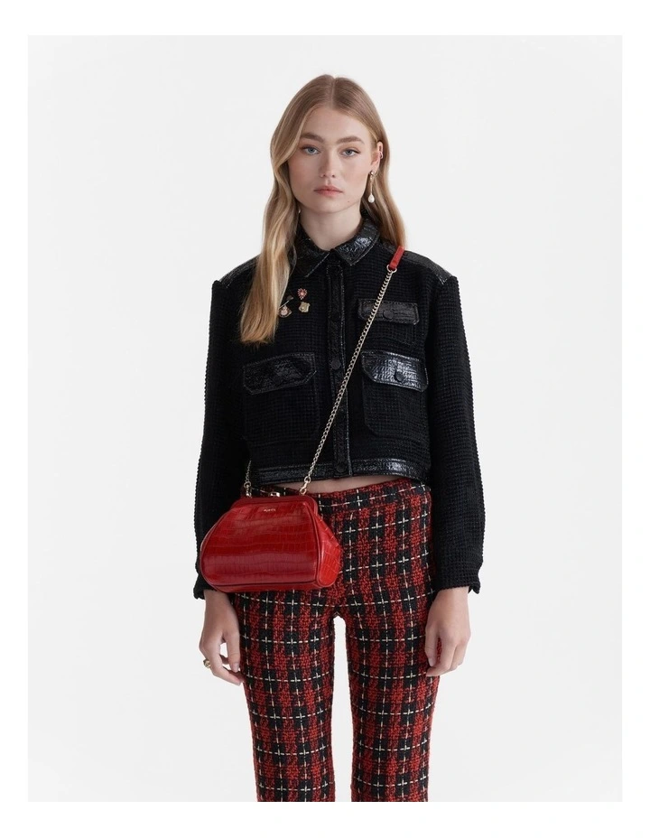 Ziggy Crossbody Bag in Rich Red image 2