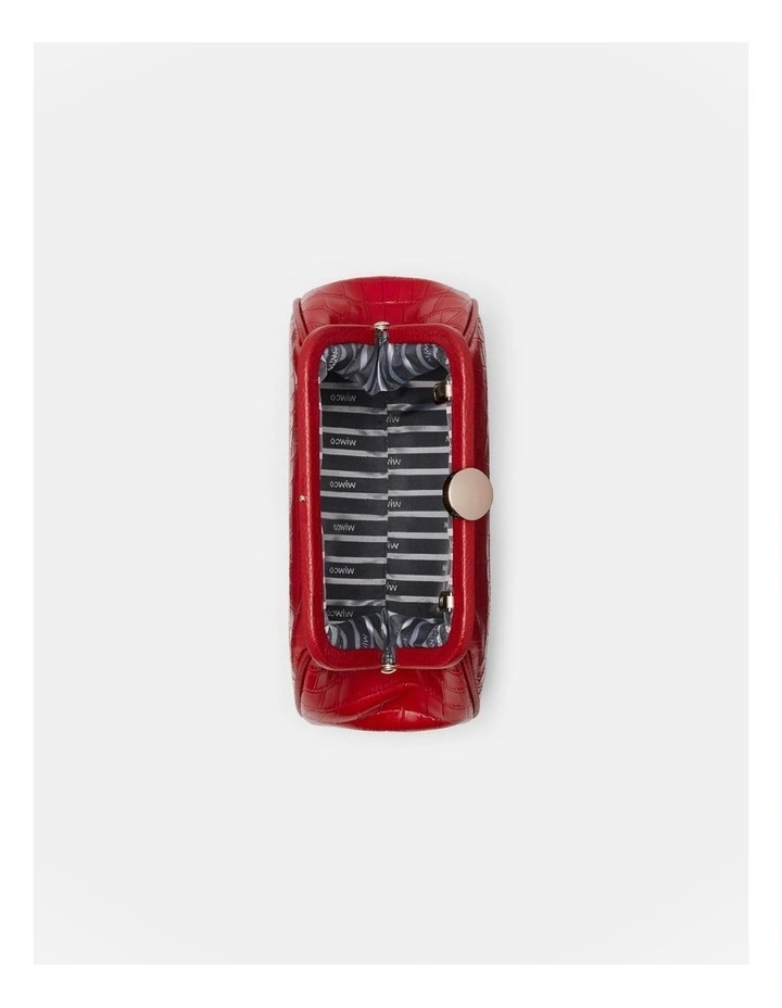 Ziggy Crossbody Bag in Rich Red image 7