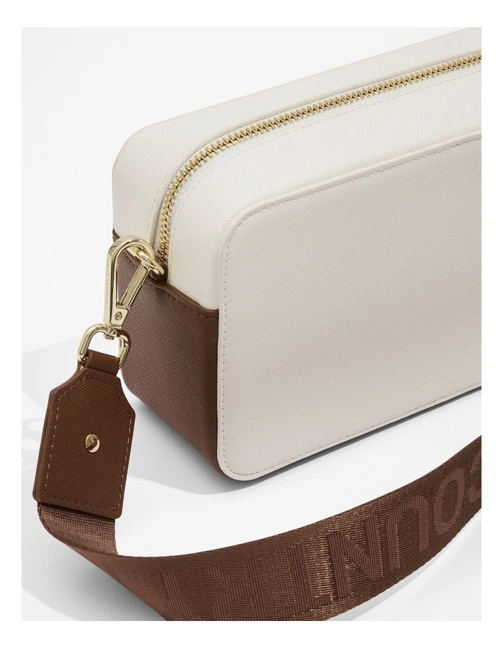 Branded Camera Bag in Lemon image 3