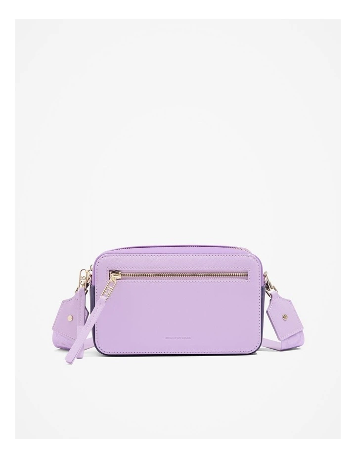Branded Camera Bag in Amethyst image 1