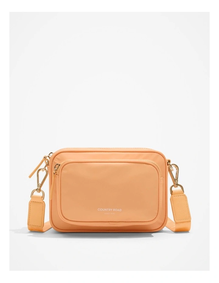 Recycled Polyester Blend Mini Soft Crossbody Bag in Sunrise image 1