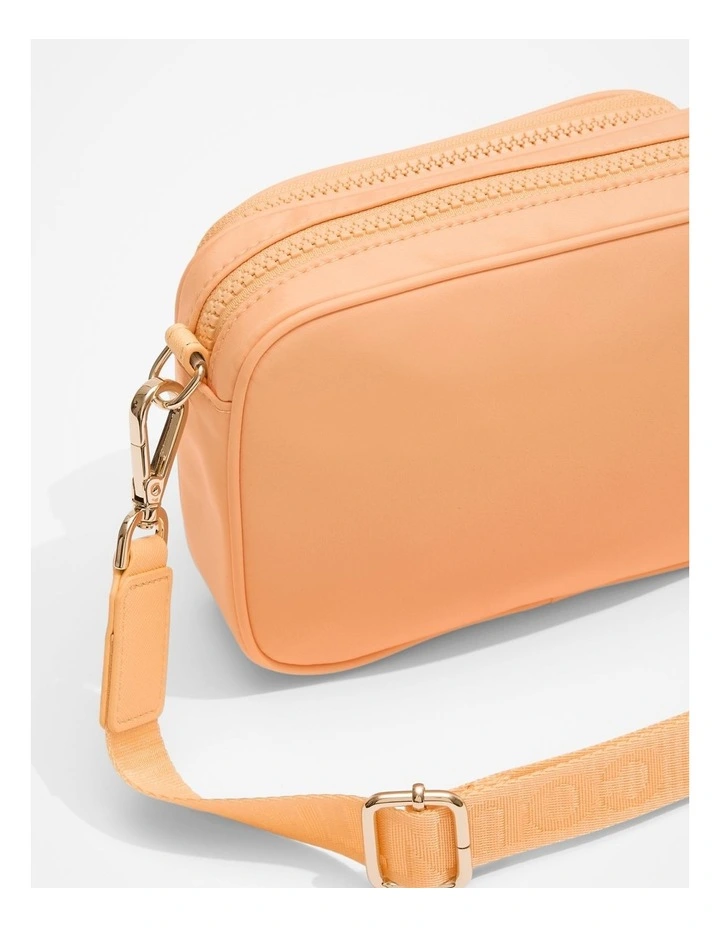 Recycled Polyester Blend Mini Soft Crossbody Bag in Sunrise image 3