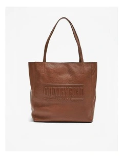 Heritage Leather Shopper in Tan