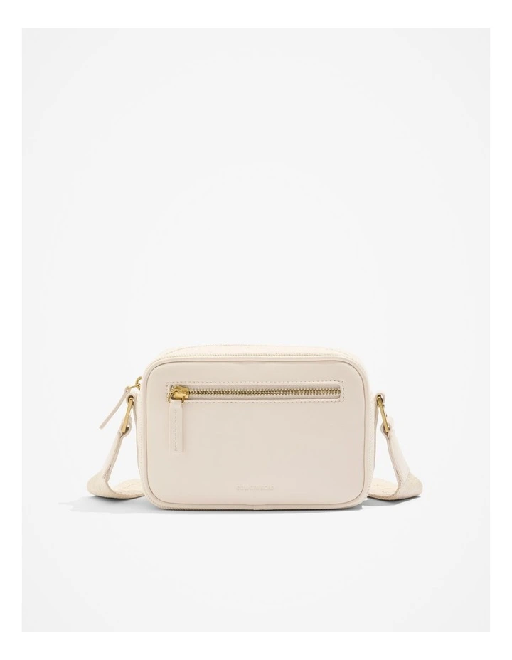 Webbed Zip Camera Crossbody Bag in Natural image 1