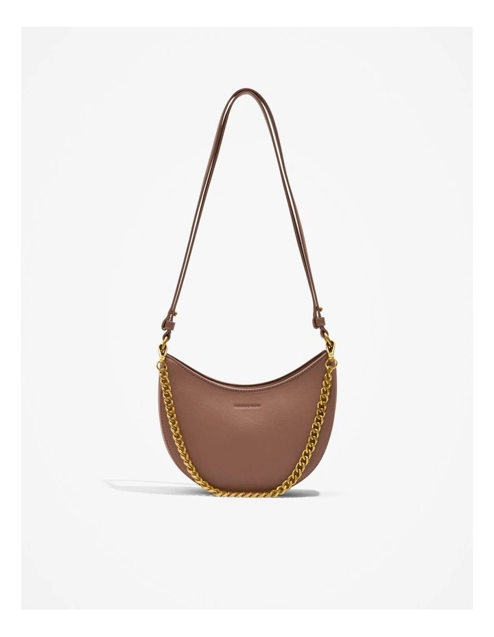 Chain Shoulder Bag in Biscuit image 1