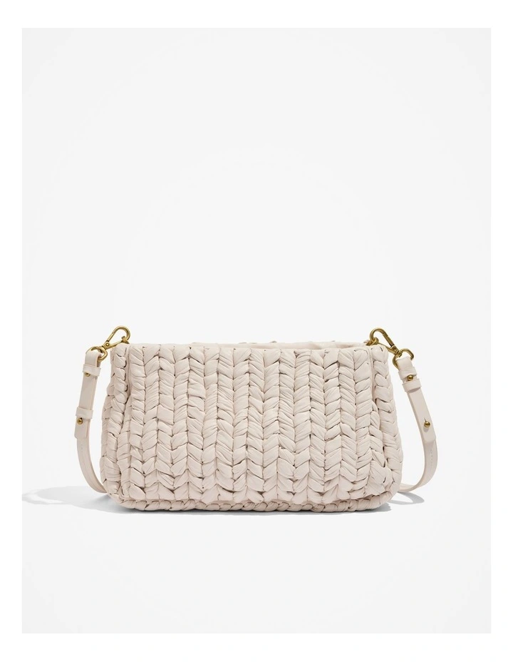 Plaited Shoulder Bag in Cloud image 1