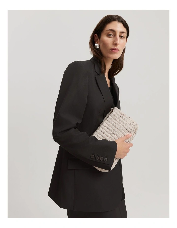 Plaited Shoulder Bag in Cloud image 2