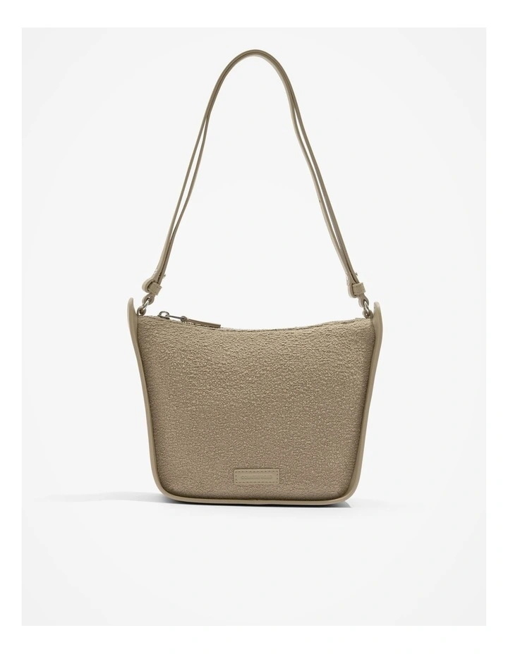 Soft Zip Sling Bag in Fawn image 1