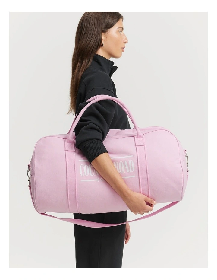 Australian Cotton Heritage Zip Canvas Tote in Rose image 2