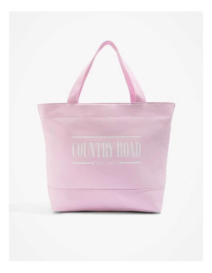 Country Road Australian Cotton Heritage Shopper Bag In Rose MYER