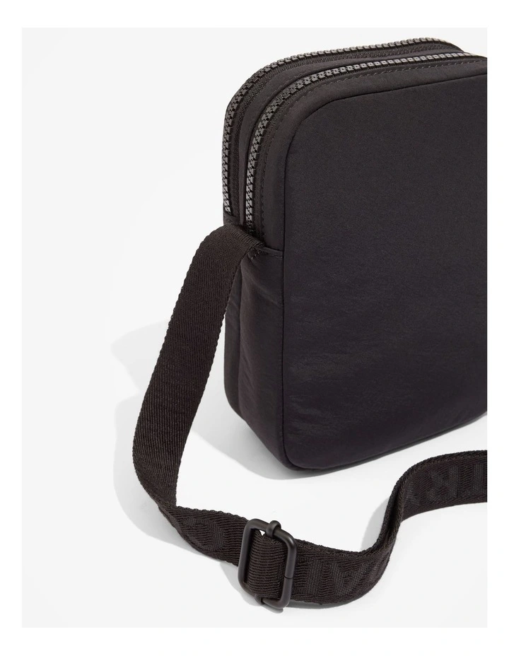 Soft Zip Mini Bag in Black image 3