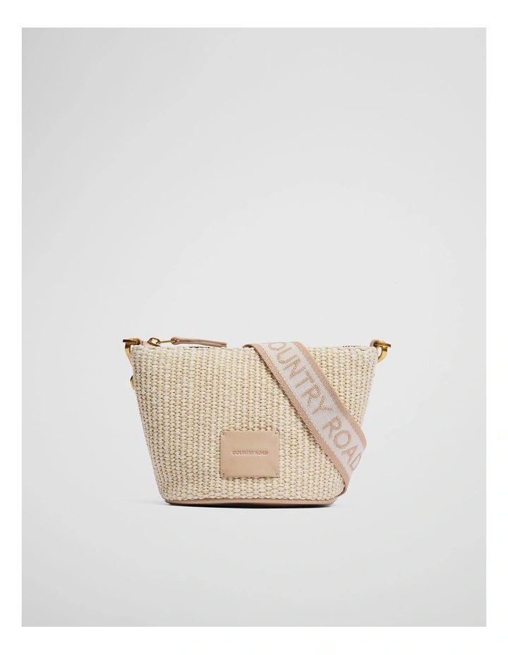 Basket Crossbody Bag in Latte image 1