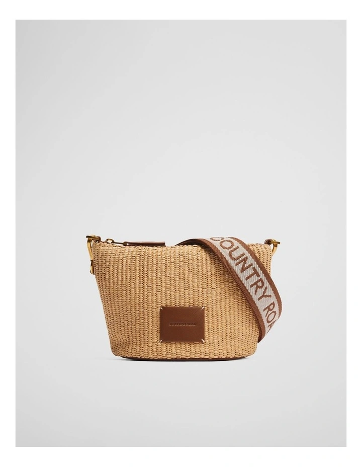 Basket Crossbody Bag in Rust image 1