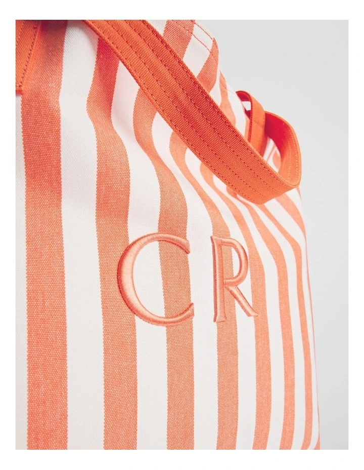 Verified Australian Cotton Classic Logo Shopper in Tangerine image 4