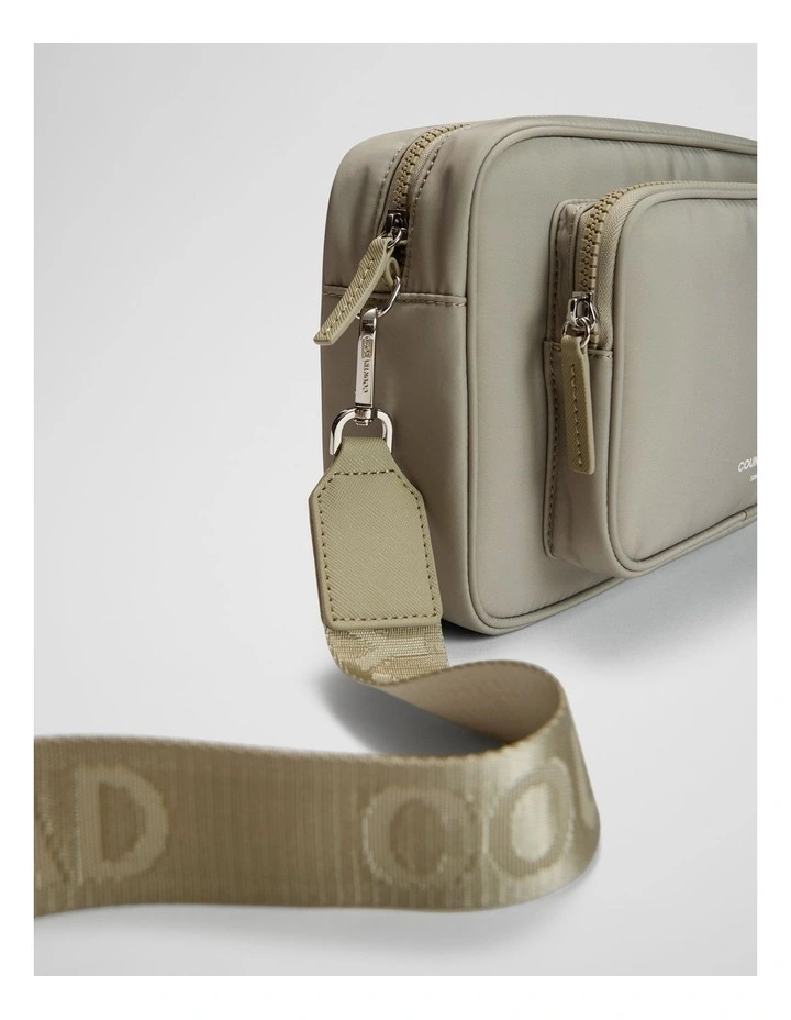Recycled Polyester Soft Crossbody Bag in Artichoke image 3