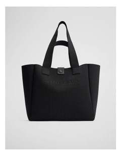 Knit Shopper in Black