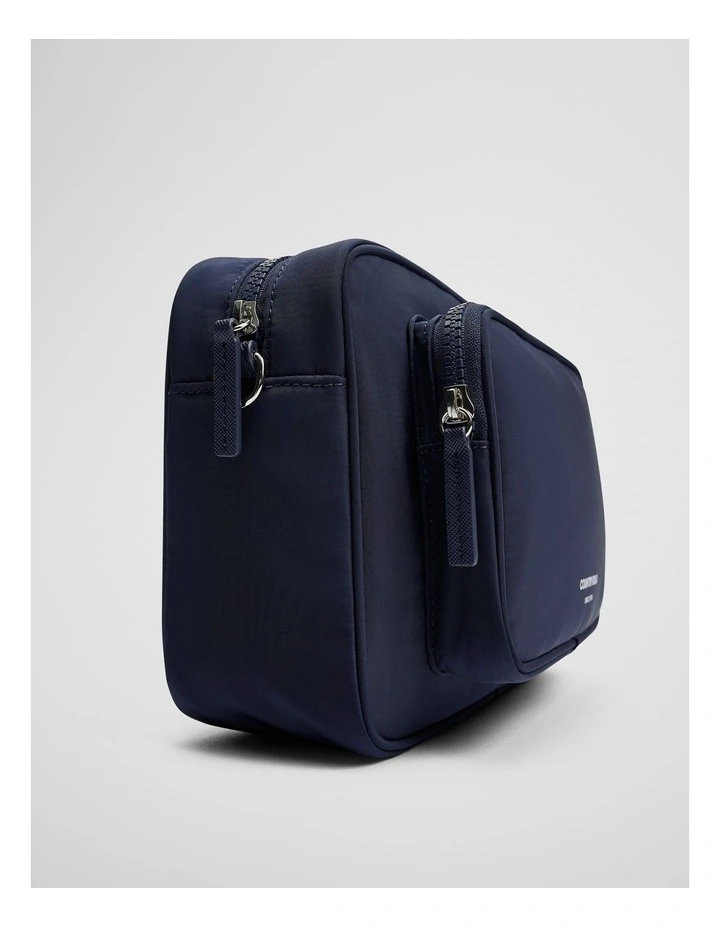 Recycled Polyester Soft Crossbody Bag in Navy image 4