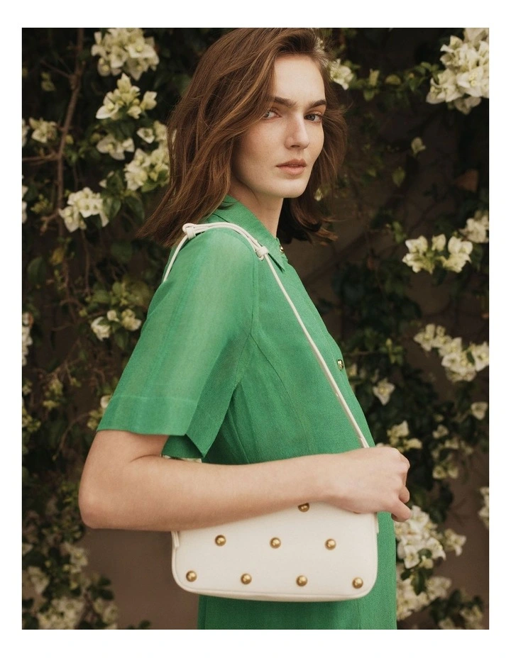 Tilly Studded Bag in Oyster image 2