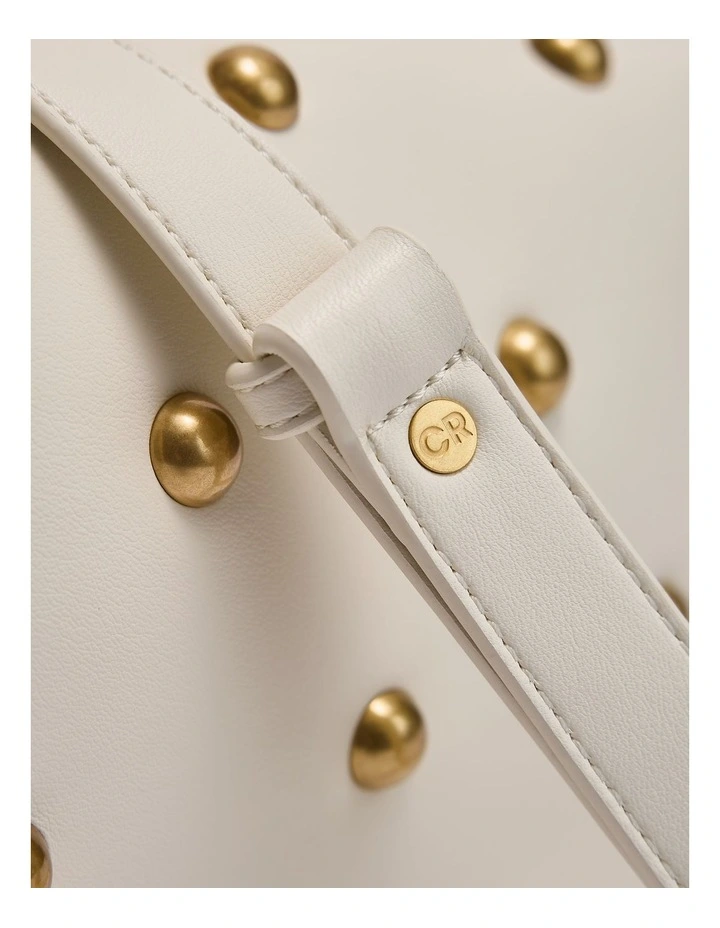 Tilly Studded Bag in Oyster image 3