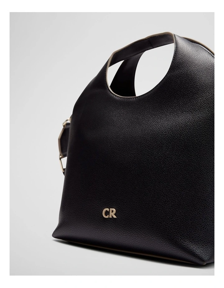 Belle Bucket Bag in Black image 3