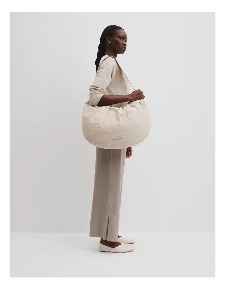 Cassie Hobo Bag in Crema image 2