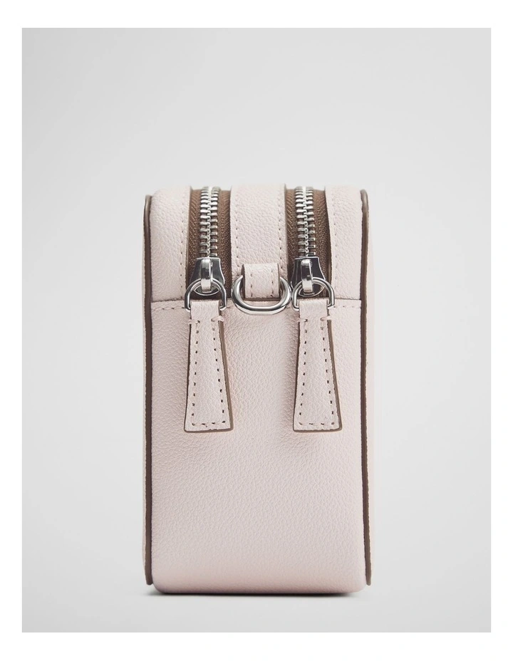 Contrast Camera Bag in Ballet Pink image 4