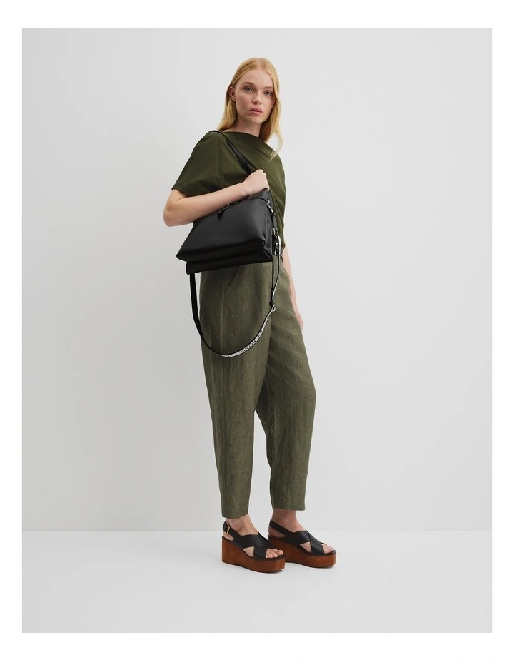 Sadie Shoulder Bag in Black image 2