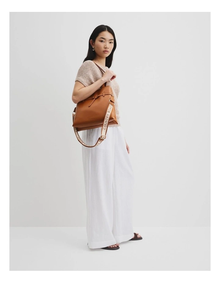 Sadie Shoulder Bag in Tan image 2
