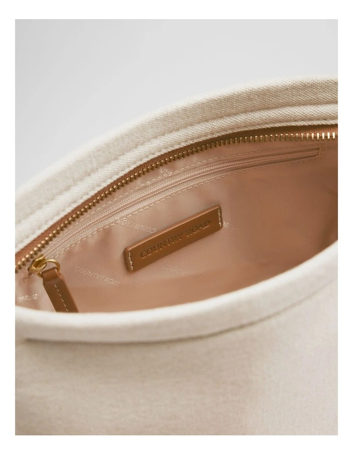 Charlie Crossbody Bag in Natural image 3