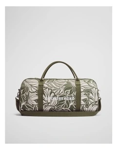 Australian Cotton Tropical Logo Tote Bag in Caper