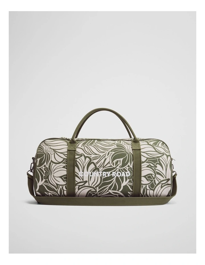 Australian Cotton Tropical Logo Tote Bag in Caper image 1