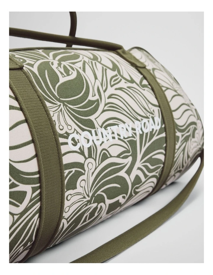 Australian Cotton Tropical Logo Tote Bag in Caper image 4
